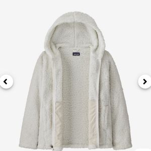 Patagonia Girls Los Gatos fleece hoodie worn wear